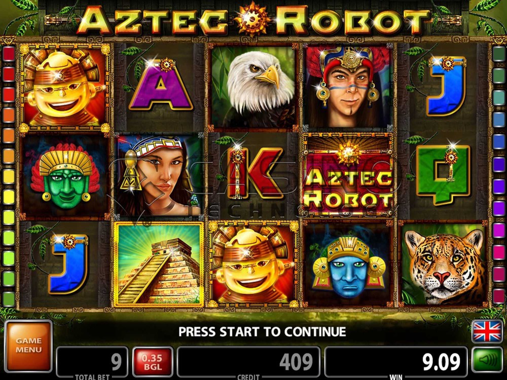 Robots slot machine