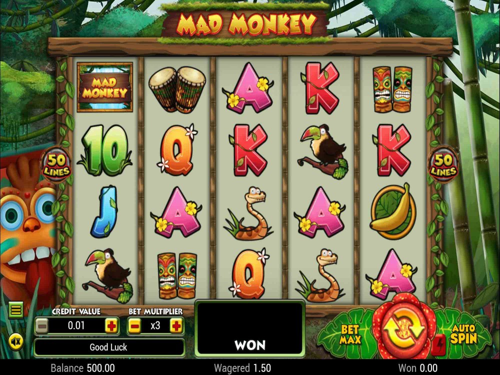 Mad mad monkey slot review