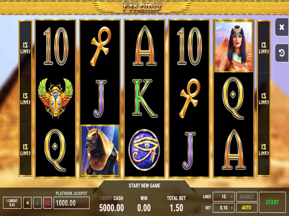 Pyramid slots free