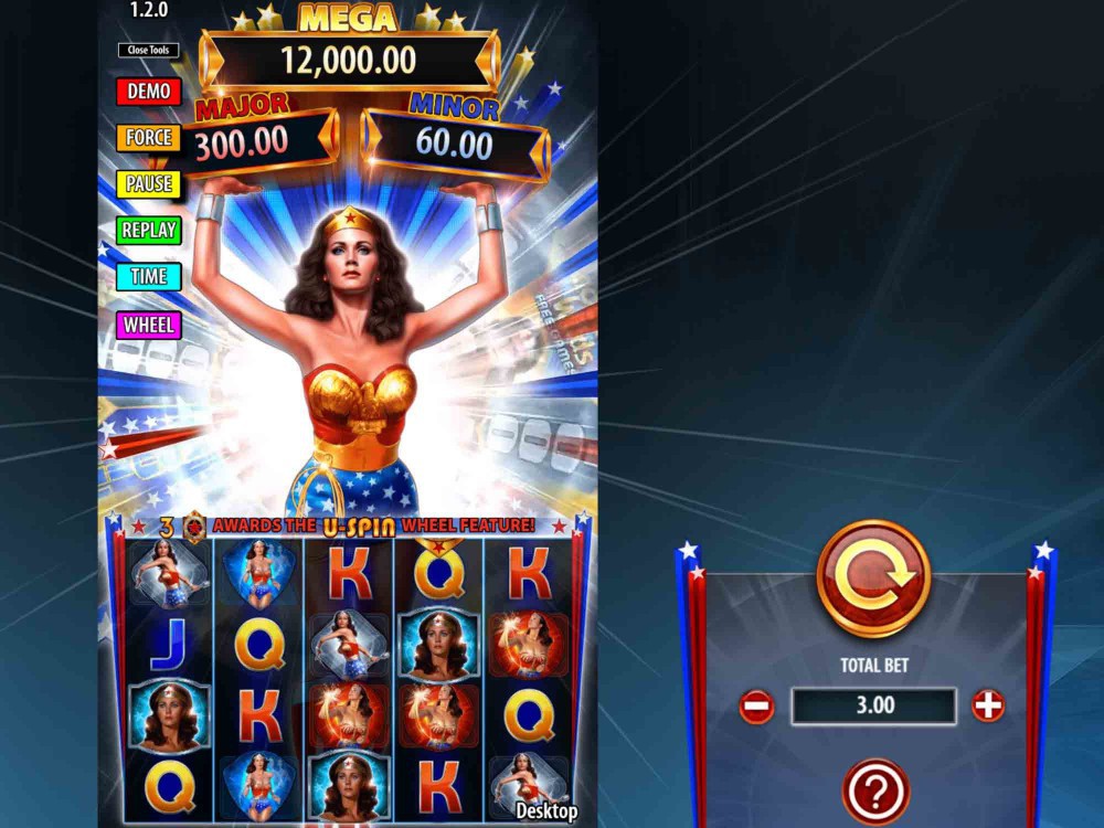 Wonder woman gold slot machine