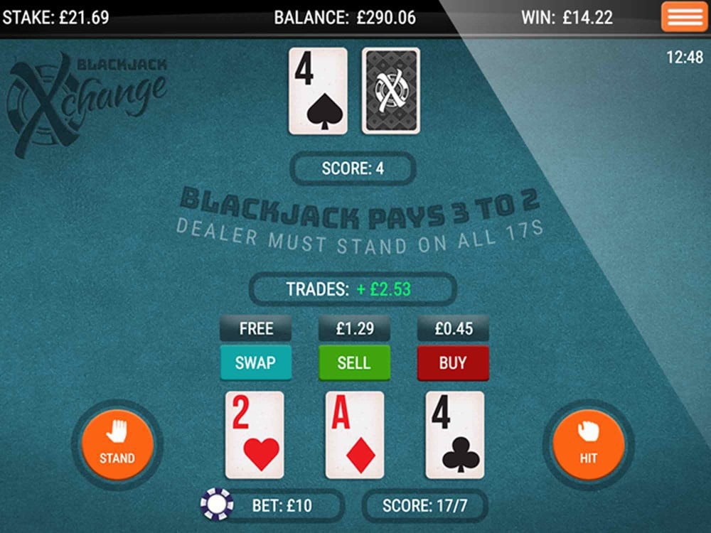 Blackjack XChange by Slingo Originals GamblersPick