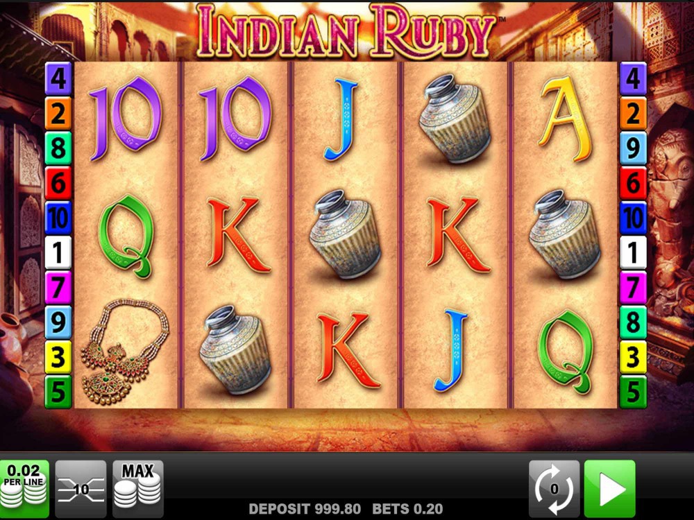 Indian ruby slot machine
