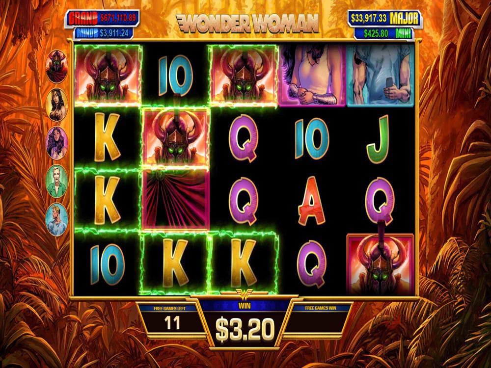 Wonder Woman Free Slots