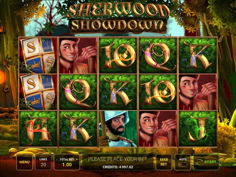 Sherwood showdown slot machine