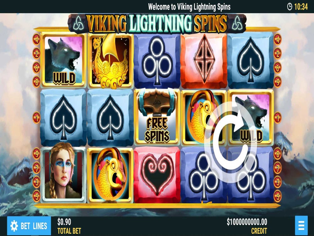 viking lightning spins