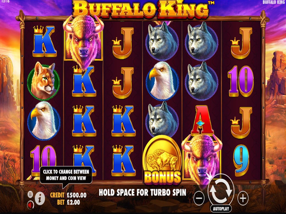 Buffalo king slot machine