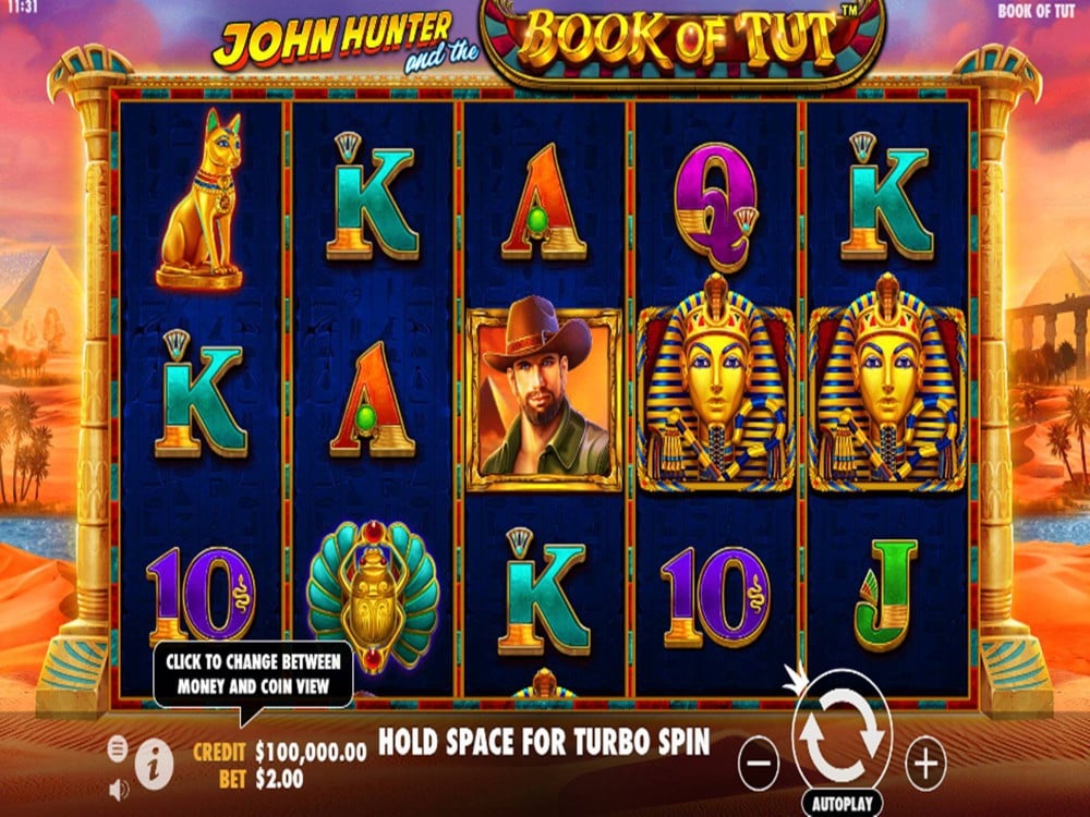 John Hunter And The Book Of Tut by Pragmatic Play - GamblersPick