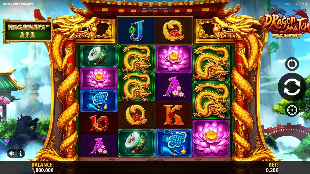 Conjure Majestic Wins on the reels of Dragon Match Megaways Slot - Game ...