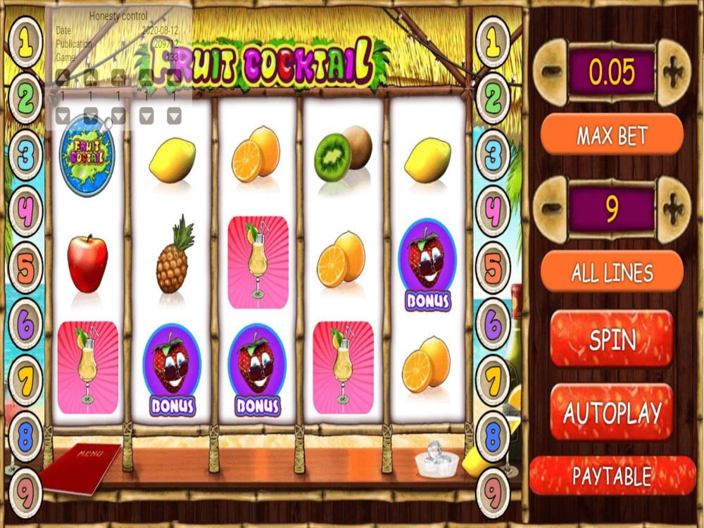 Fruit cocktail game online