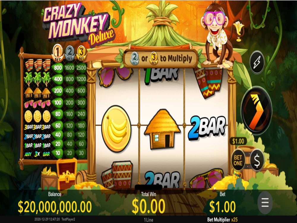 Crazy Monkey Deluxe by Nextspin - GamblersPick