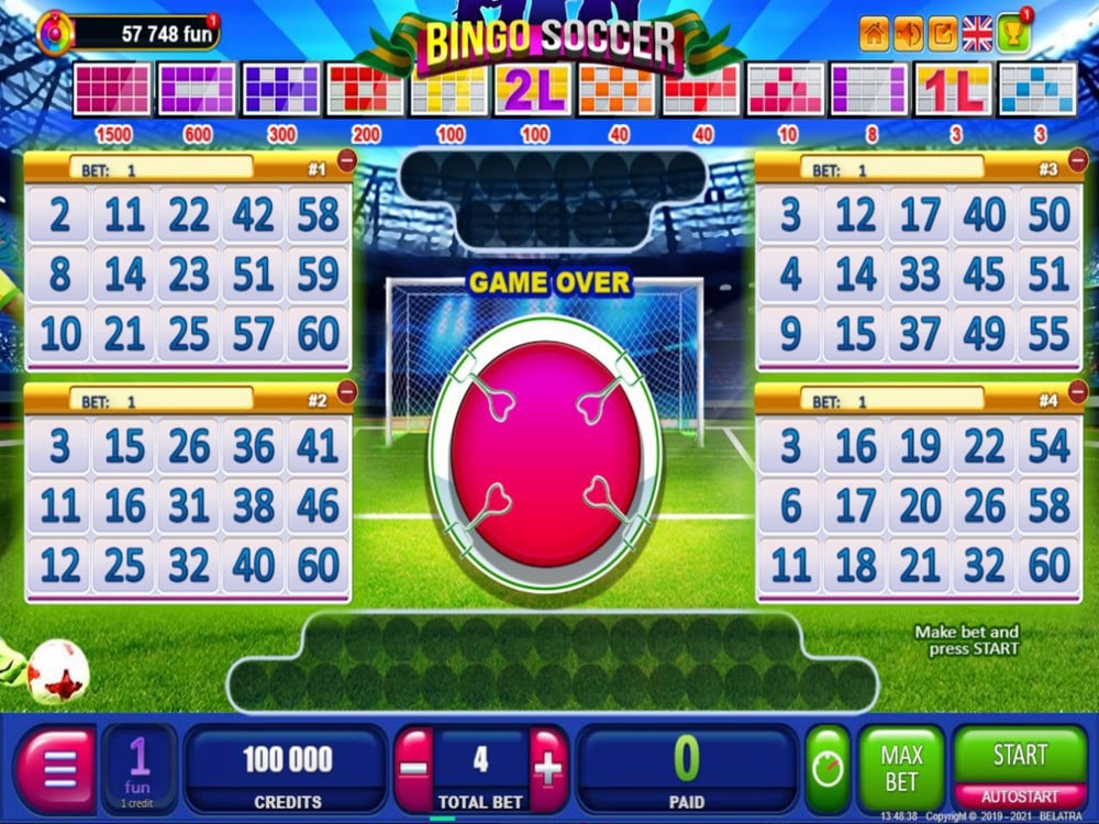 Bingo Soccer by Belatra Games - GamblersPick