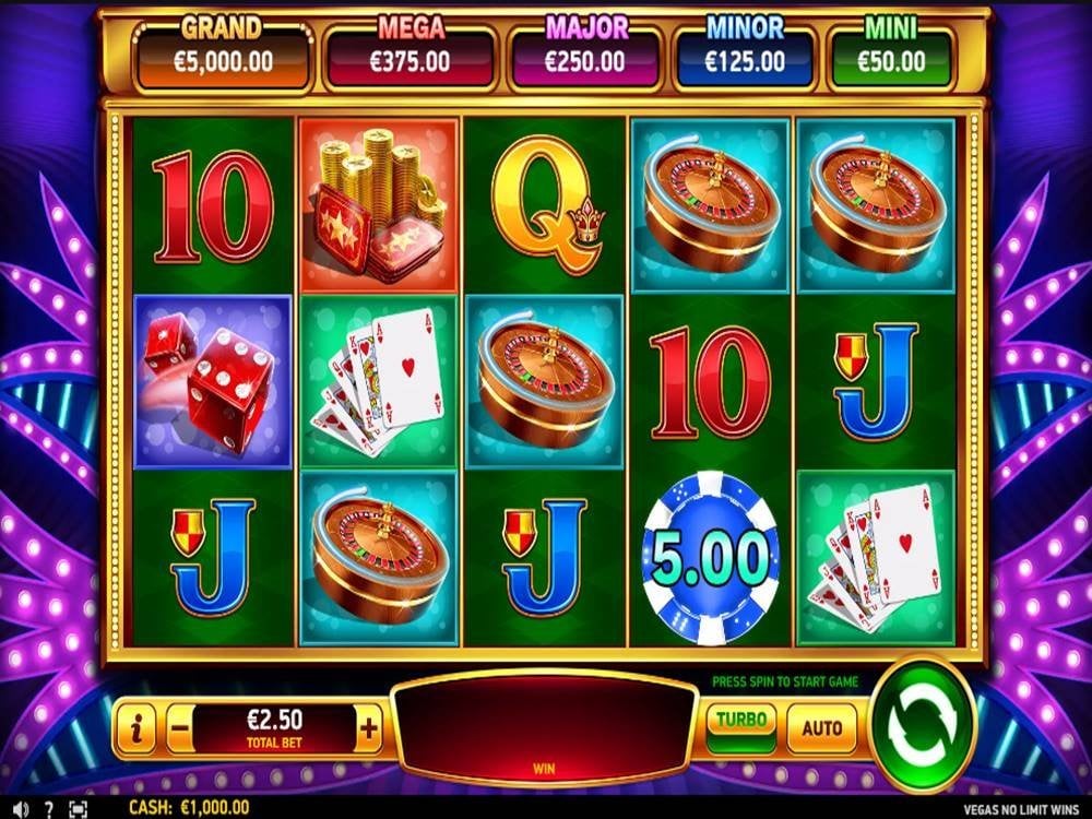 Vegas No Limit Wins by RubyPlay GamblersPick