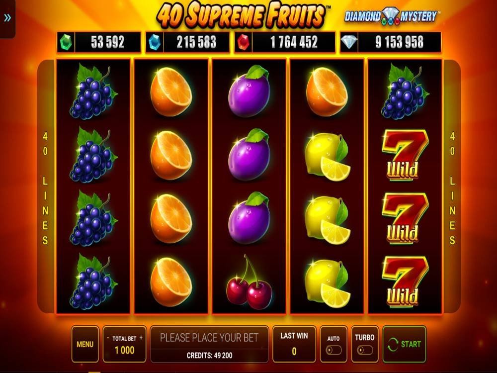 40 Supreme Fruits by Eurocoin Interactive - GamblersPick