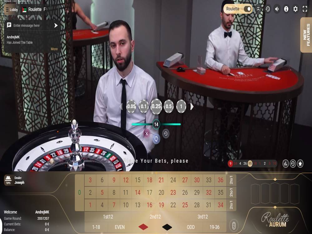 Aurum Roulette Live slot