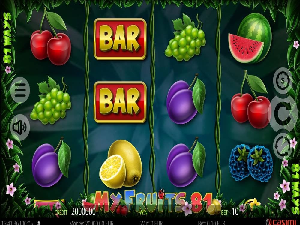 My Fruits 81 By Casimi Gaming - GamblersPick