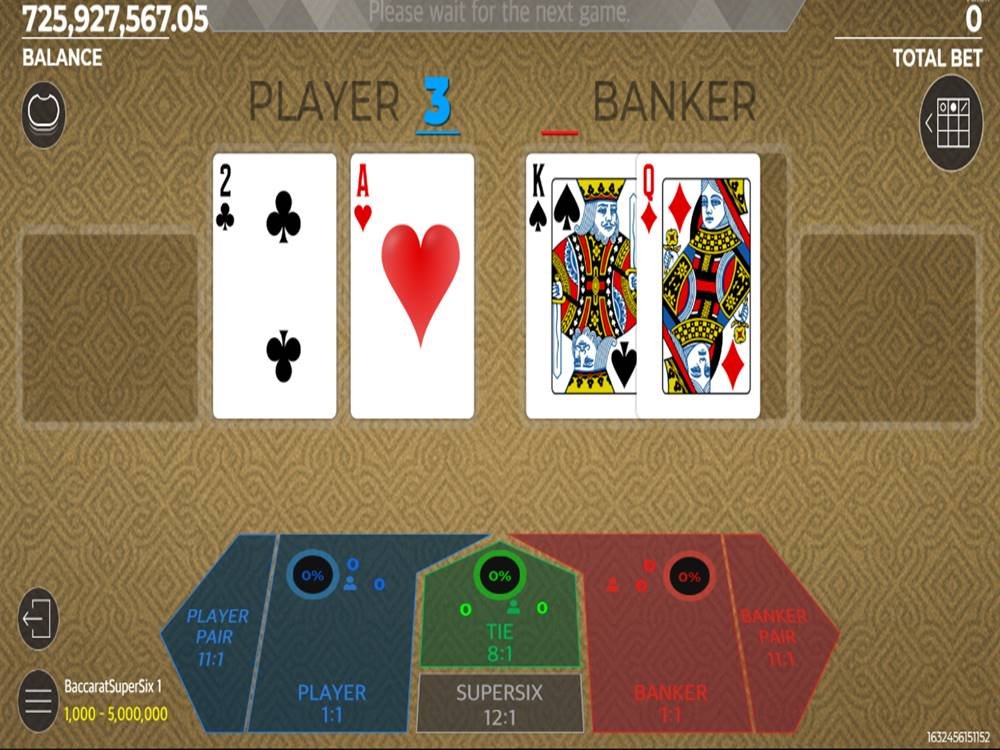 Baccarat Super Six by Bigpot Gaming - GamblersPick