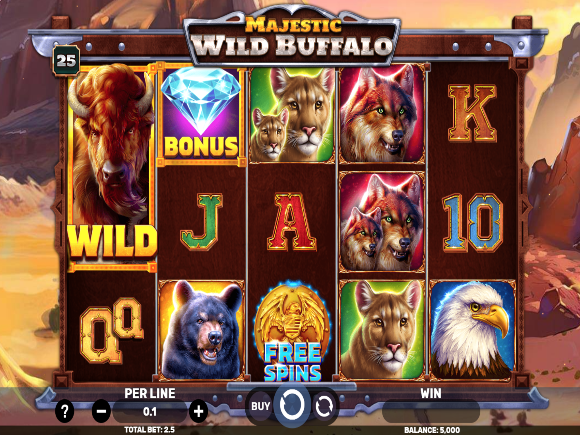 Buffalo Slots - Play for Free on Gambino Slots