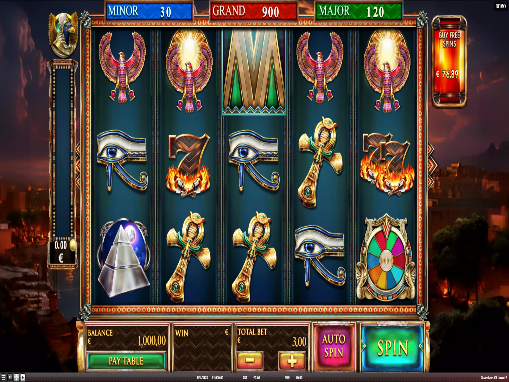 Guardians of Luxor 2 Slot by Red Rake Gaming - GamblersPick