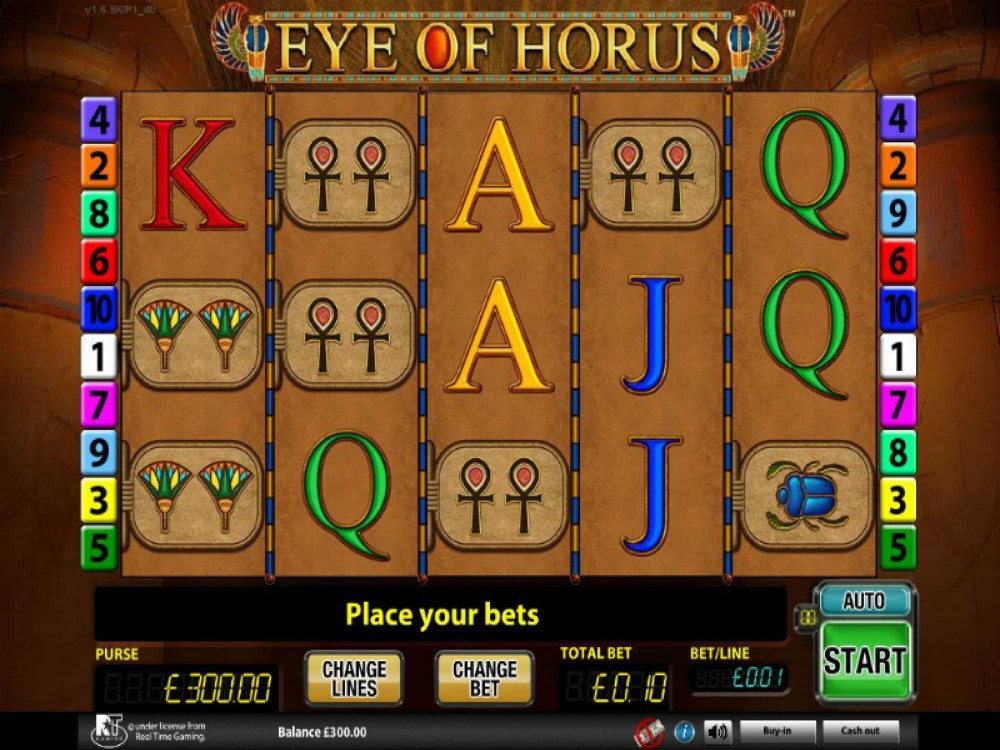 Eye of horus slot game rules