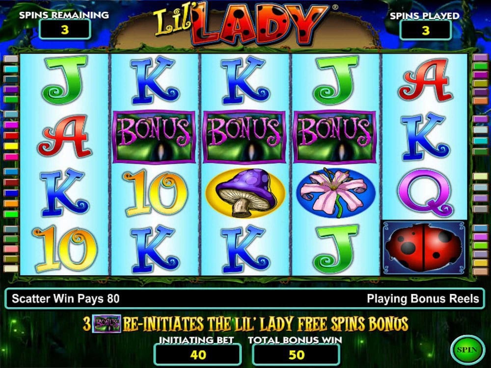 Lil lady slot machine