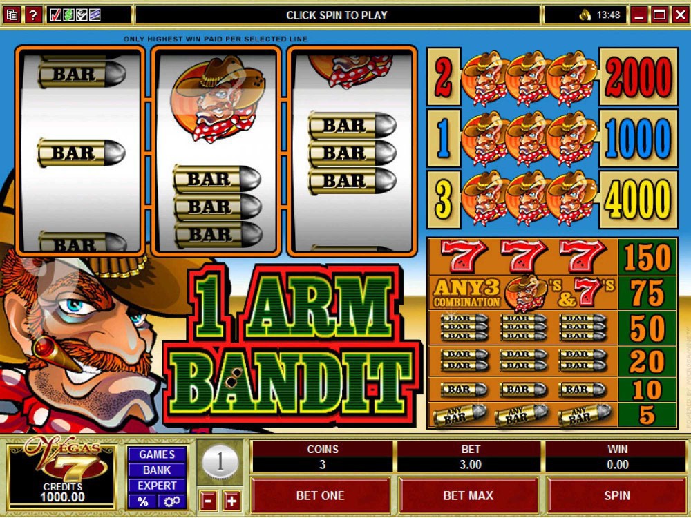 Slot bandit com список игровых автоматов