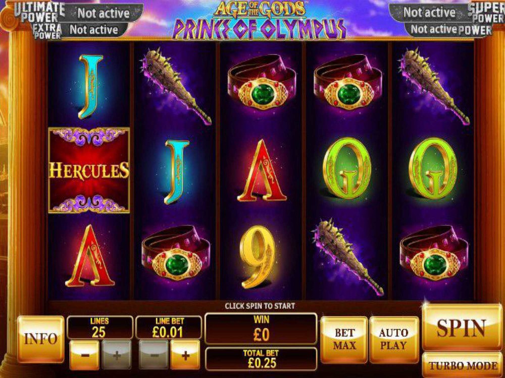 Age of the Gods: Prince of Olympus Slot - Slots - GamblersPick