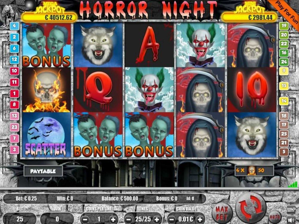 Horror Night by Portomaso Gaming - GamblersPick